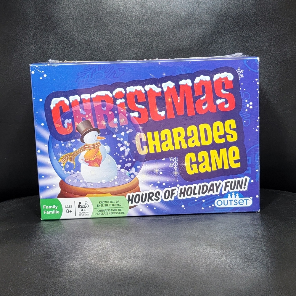 Christmas Charades Game Hours of Holiday Family Fun Ages 8+ Party Game Sealed